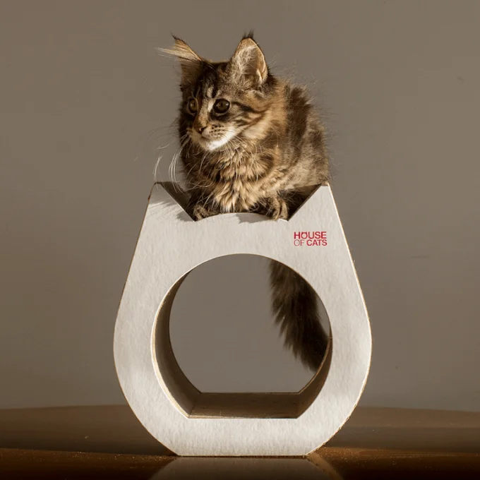 Kratzbaum Small Cat  White
