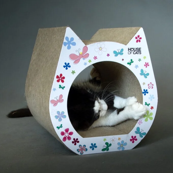 Scratching post Small Cat Flowers